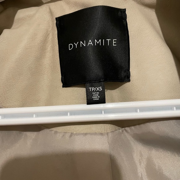 Dynamite cropped leather jacket - Picture 4 of 6